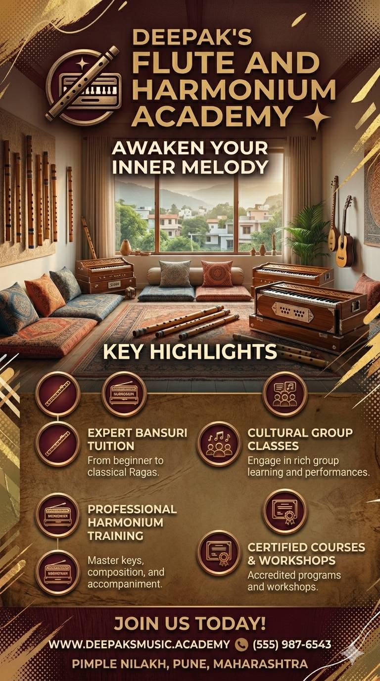 Deepaks Flute and Harmonium academy