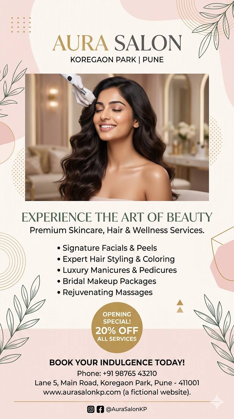 Aura Salon, Koregaon Park